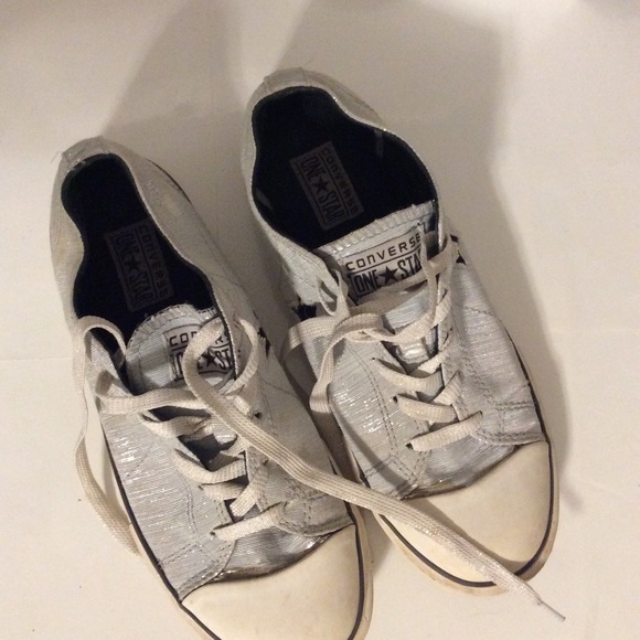 Converse One Star GUC shiny silver/grey - Picture 3 of 6
